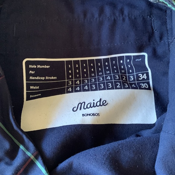 Maide Bonobos Golf Pants 34 x 30 - Picture 8 of 9